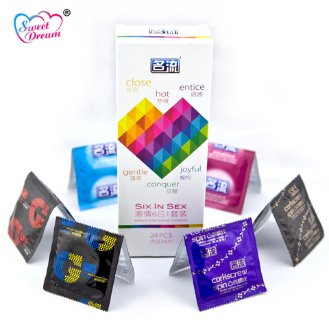 Personage Sex Condoms 30 Pcs/Lot Ultra Thin Multiple Types Latex Condoms for Men Lubricated Contraception Sex Products LF-068 ► Photo 1/6