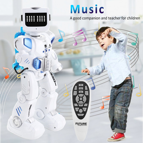 Intelligent Alpha Robot Toy Hydroelectric Hybrid Smart Robot RC Sound Control Singing Dancing Robot Children's Educational Toys ► Photo 1/6