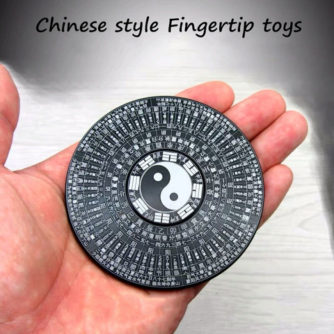 Interesting Toy Fingertip Rotating Spinner Gyro Toy Chinese Style Gyro  Office Anti Stress Kinetic Desk Toy Toy Adult Kids Gift ► Photo 1/6