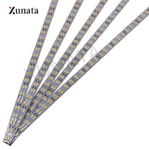 DC 12V 50cm LED Bar Light SMD5630 72 LED Hard Strip Cold White Double Row LED Aluminum Rigid Strip Non Waterproof 1Pc/5Pcs ► Photo 1/6