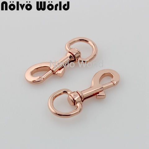 10-50pcs High quality 15mm Rose gold handbag Snap Hook oval Swivel NEW tone trigger  snap hooks Hardware Accessories metal - Price history & Review, AliExpress  Seller - Shop3029017 Store