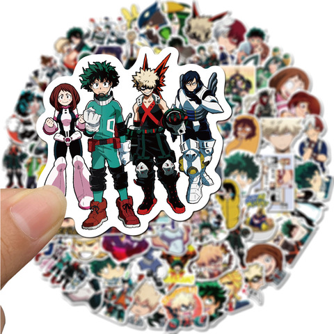 10/30/50Pcs Japan My Hero Academia Anime Stickers Bakugo Toga Kirishima Villains Laptop Skateboard Suitcase Cartoon Stickers Kid ► Photo 1/1
