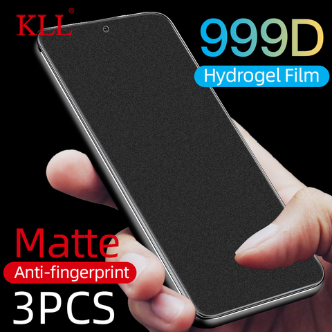 999D No Fingerprint Matte Hydrogel Film For Samsung Galaxy A8 A7 A6 Plus J6 J8 2022 A30 A30S A50 A50s Screen Protector No Glass ► Photo 1/6