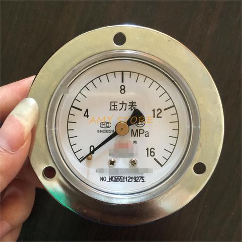 Y-60ZT 0-0.1/0.16/0.25/0.4/0.6/1/1.6/2.5/4/6/10/16/25/40/60Mpa M14*1.5 Axial Pressure Gauge Vacuum Meter Y/Z-60ZT -0.1~0~2.4Mpa ► Photo 1/6