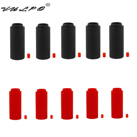 VULPO 5pcs/lot 60/70 Degree Hard Type Improved Hop Up Bucking Rubber for Airsoft AEG hunting Accessories Red Black ► Photo 1/4