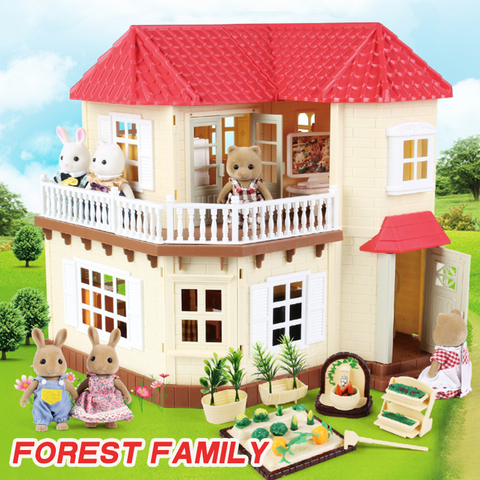 Forest Animal Family Villa 1:12 Furniture for Dolls Toy Forest Home Mini  Bedroom Set DIY Miniatura Dollhouse Furniture For kids - Price history &  Review | AliExpress Seller - Call Me Toy Store 