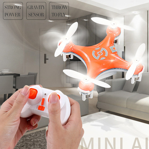 2.4G Mini Drone CX10 Pocket RC Quadcopter With LED light Remote Control Helicopter Radio Small dron Gifts Toys for children ► Photo 1/6