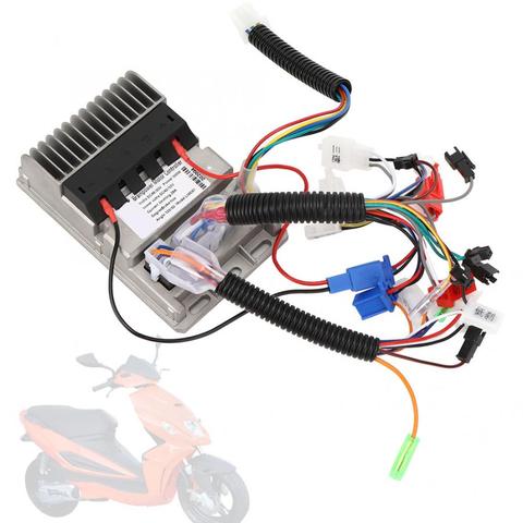 Electric Motorcycle 36V 48V 60V 72V 500W Brushless Controller Electric Vehicle Bike Bicycle 3 Modes Sine Waves Speed Controller ► Photo 1/6