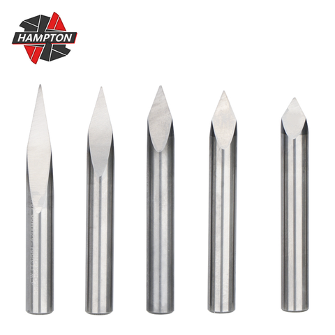 3 Edge Pyramid Engraving Bits 6mm Shank 3D Milling Cutter 20/30/40/45/60/90 Degrees Tip 0.1-0.3mm Carving Bit CNC Milling Cutter ► Photo 1/6