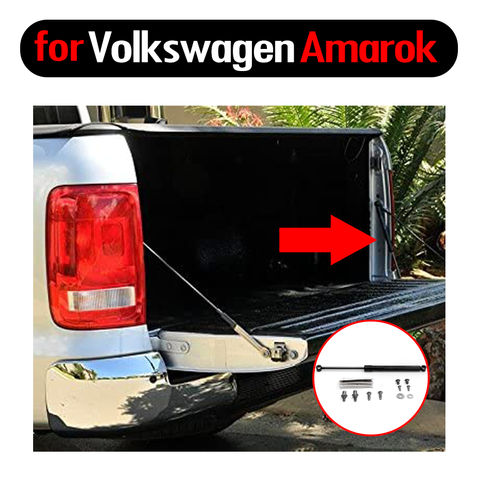 Shock Assist for Volkswagen Amarok 2013-2022 Pickup Accessories Stainless Rear Tailgate Slow Down Gas Struts Damper ► Photo 1/5
