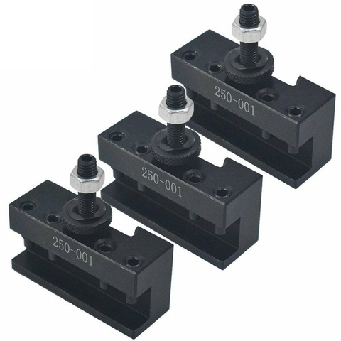 3Pcs Quick Change Turning and Facing Lathe Tool Holder Bracket 250-001CNC Tool POST ► Photo 1/6