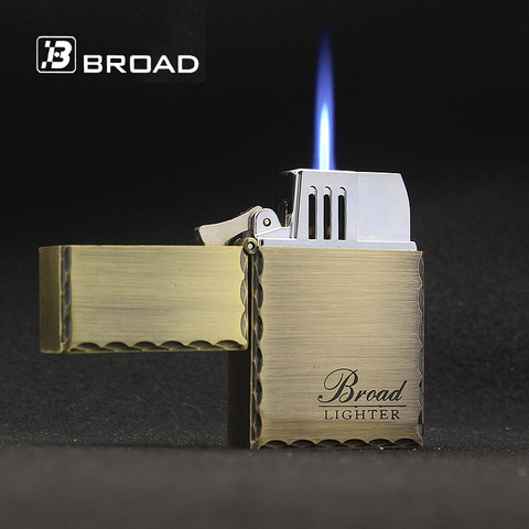 Bussiness Gas Lighter Metal Jet Butane Torch Turbo Windproof Lighters 2022 New Cigar Cigarettes Accessories Gadgets For Man ► Photo 1/6