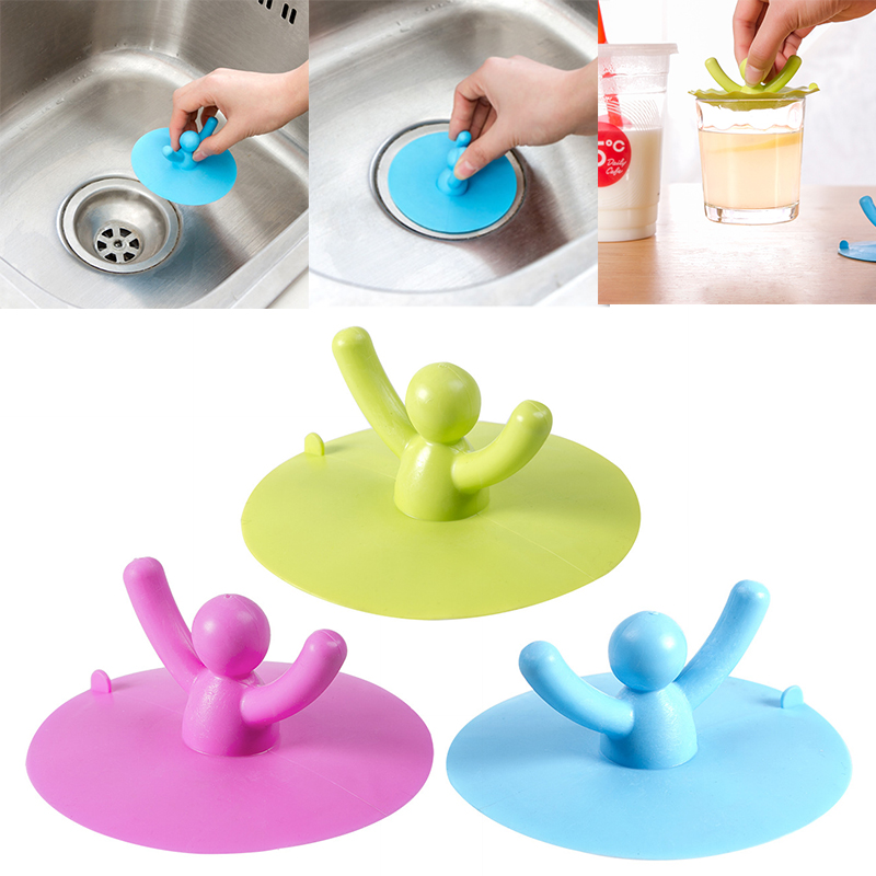 Bathtub Sink Drain Strainer Portable Silicone Sink Sewer Outfall Filter  Hair Stopper Kitchen Bathroom Shower Drain Plug Cover - Drains - AliExpress