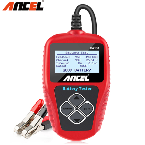 Ancel BA101 12V Car Battery Tester 100-2000CCA Digital Analyzer tester auto battery load tester for Car/Boat/Motorcycle PK KW600 ► Photo 1/6