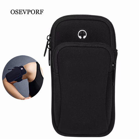 OSEVPORF Running Sports Phone Case Arm Band For iPhone 11 Pro Max X Huawei P30 P20 Pro Lite GYM Portable Armbands Phone Holder ► Photo 1/6