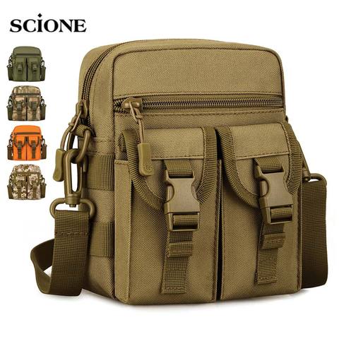 Military Tactical Shoulder Bag Sling Oxford Travel Bags Laptop Handbags Outdoor Climbing Hiking Bag Sports Storage Phone X7A ► Photo 1/6
