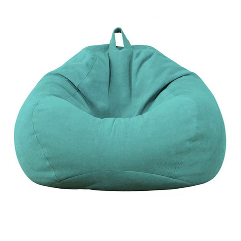 Large Bean Bag Cover Single Seat Sofa Cover High Back Lounger Beanbag Stuffed Toys Clothes Organizer Without Filler 70X80cm ► Photo 1/6