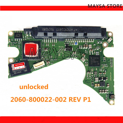 For WD west number 4TB board no. 2060 800022 002 REV P1 unlock board ► Photo 1/3