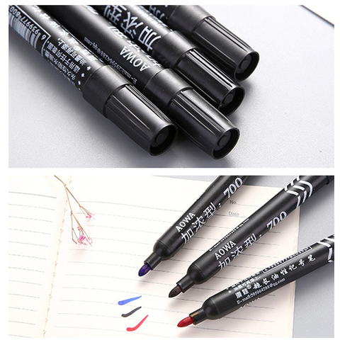 Waterproof Permanent Paint Marker Pen For Car Tyre Tire Tread Rubber Metal Manga Drawing Pens Thick line hook pen Art Supplies ► Photo 1/6