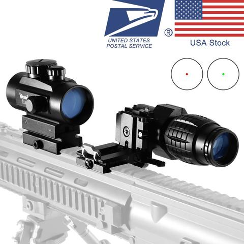 3x 4x 5x Magnifier 1x40 Red Dot 552 Scope Sight Hunting Riflescope Tactical Holographic Green Dot Sight  Combination Equipment ► Photo 1/6
