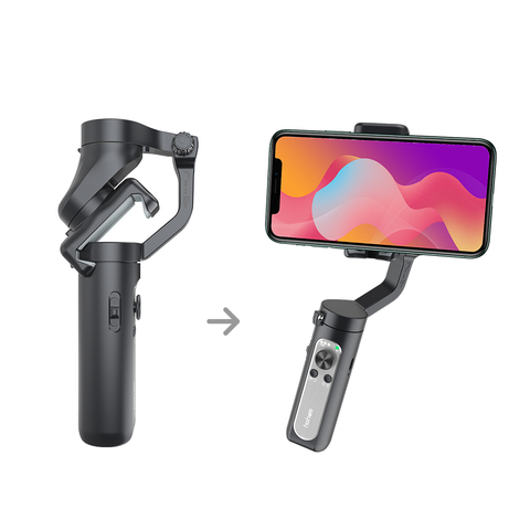 Hohem iSteady X Smartphone Gimbal 3-Axis Handheld Stabilizer for iPhone11Pro/Max, for Android Smartphones, S20 Ultra, Huawei P40 ► Photo 1/6