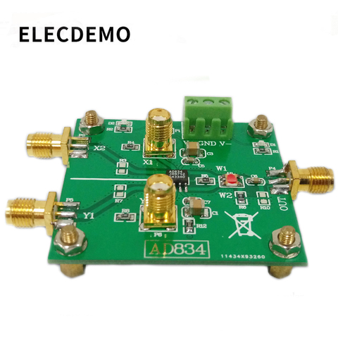 AD834 Four Quadrant Multiplier Module Signal Conditioning Power Control Double Frequency Multiplier 500MHz ► Photo 1/2