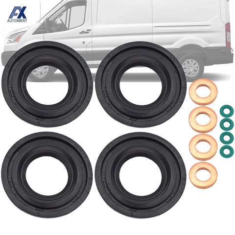 FUEL INJECTOR SEAL + WASHER + O RING SET FOR FORD TRANSIT MK6 MK7 PEUGEOT BOXER LAND ROVER DEFENDER CITROEN RELAY FIAT DUCATO ► Photo 1/6