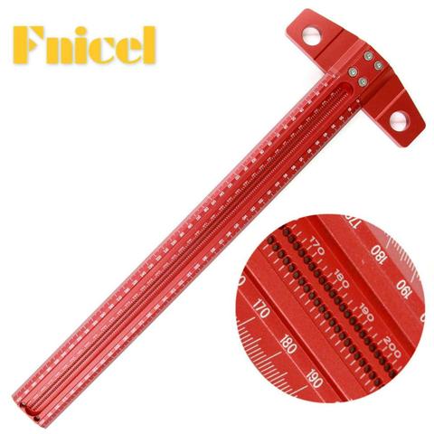 Woodworking Scribe 60-600mm T-type Ruler Scribing ruler Aluminum alloy Line Drawing Marking Gauge DIY Measuring Tools ► Photo 1/6