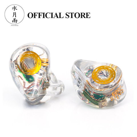 MoonDrop Solis Earphone Transparent Version 2EST+4BA Hybrid Drivers HiFi In-Ear Earphone ► Photo 1/4