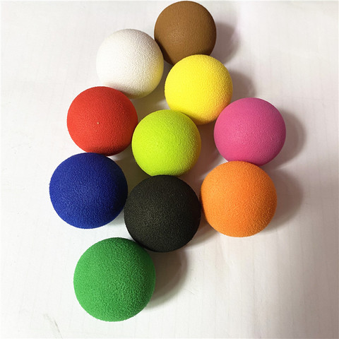 50pcs 30mm 10 Colors Golf Balls EVA Foam Soft Sponge Balls Golf/Tennis Training for Indoor Golf Practice Children Toy Ball ► Photo 1/6