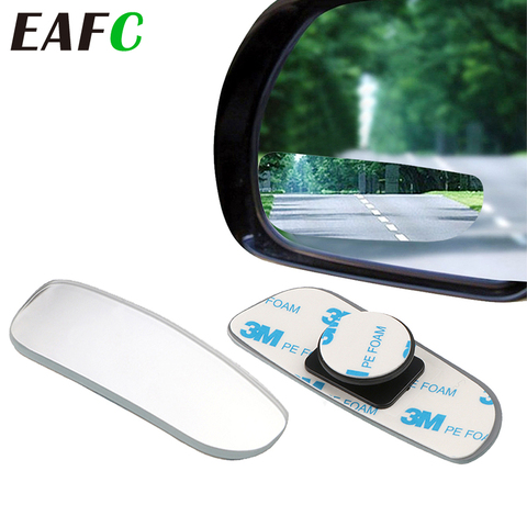 2pcs Car Mirror 360 Degree Wide Angle Convex Blind Spot Mirror Parking Auto Motorcycle Rear View Adjustable Mirror Accessories ► Photo 1/6