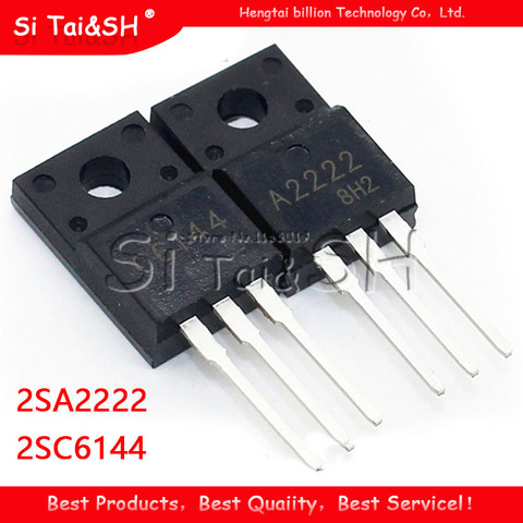 2SA2222 2SC6144 A2222  C6144 TO-220F A pair ► Photo 1/1