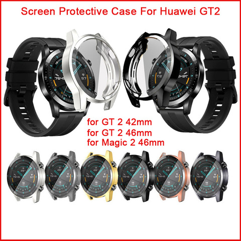 Protective case for Huawei watch GT 2 46mm Soft tpu Full Screen Protection Case For Huawei Gt watch Protector Cover Accessories ► Photo 1/6