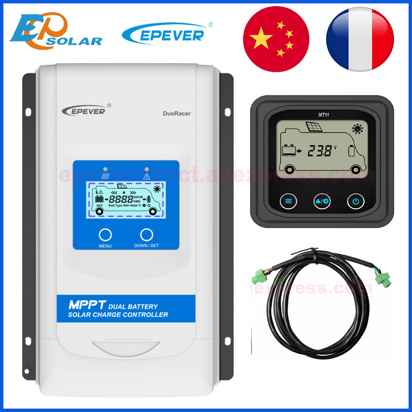 Epever Tracer 1206an 1210an 2206an 2210an 3210an 4210an Mppt Solar Charge  Controller 10a 20a 30a 40a 12v 24v Auto Work With Lcd - Solar Controllers -  AliExpress