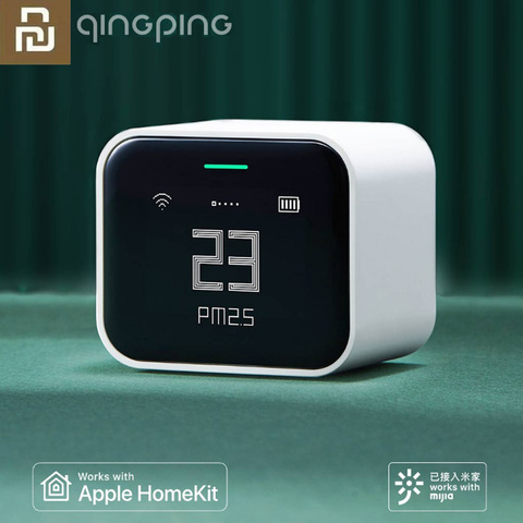 Qingping Air Detector lite Retina Touch IPS Screen Touch Operation pm2.5 Mi home APP Control Air Monitor work with apple Homekit ► Photo 1/6