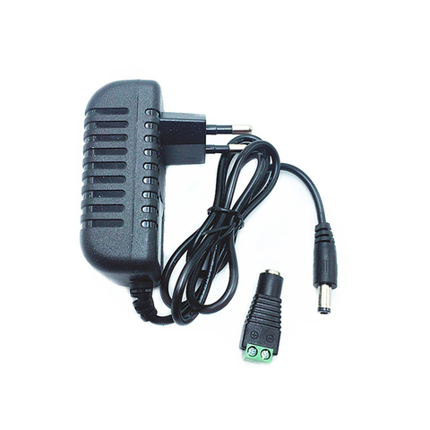 DC12V Adapter AC100-240V Lighting Transformers OUT PUT DC12V 2A Power Supply for LED Strip +Connector ► Photo 1/3