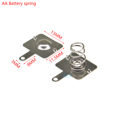 10pair (20pcs) AA battery pack 11.5MM*13MM spring contact piece battery box positive and negative single pole battery 10pairs ► Photo 1/3