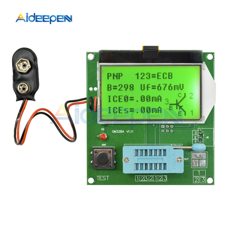 GM328A Transistor Tester Capacitance ESR Meter LCR \RLC\PWM\ESR Meter MOS/PNP/NPN V2PO 1MHz-2MHz ► Photo 1/6