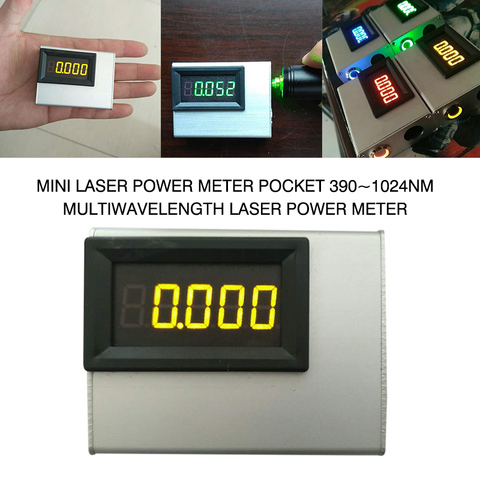 PINTUDY 0-10W Mini Laser Power Meter Pocket 390~1024nm Multiwavelength Laser Power Meter Electrical Instruments 2022 New ► Photo 1/1