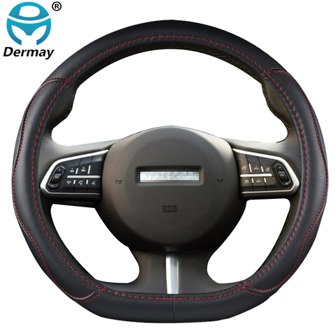 for Haval F7 F7X F5 PU Leather Car Steering Wheel Cover D Shape Auto Accessories interior Fast Shipping ► Photo 1/6