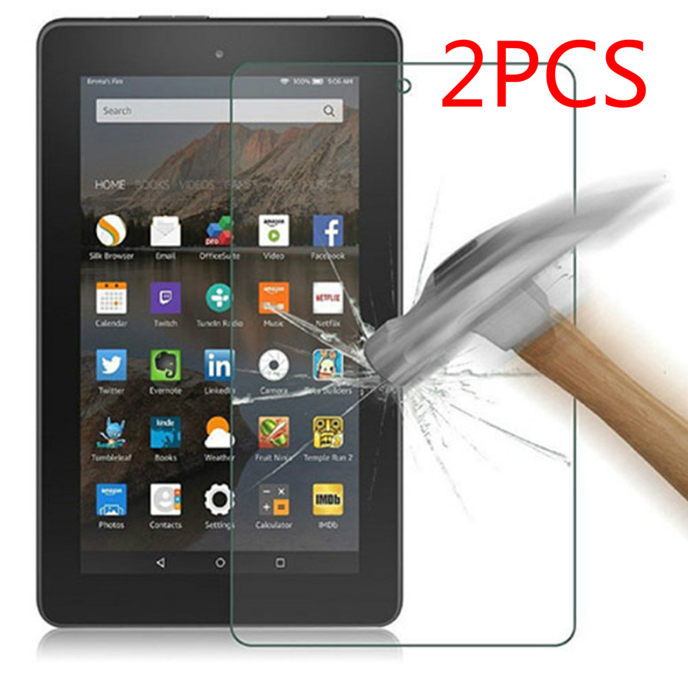 2 Pack Ultra Clear Screen Protector for Kindle Fire HD 8 inch 2017 