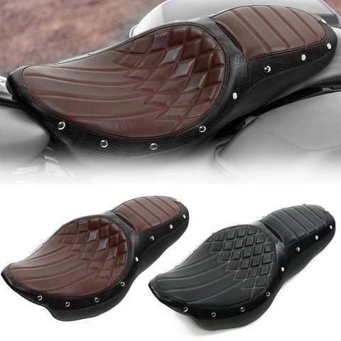 Motorcycle Two-Up Seat For Harley Touring Street Electra Glide Road King CVO Custom 2009-2022 Driver Passenger ► Photo 1/6