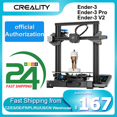 Creality 3d Ender 3 Ender 3 Pro Ender 3 V2 3d Printer Diy Kit Self Assemble With Upgrade Resume Printing Meanwell Power Supply Price History Review Aliexpress Seller 3d Printer Speciality Store Alitools Io