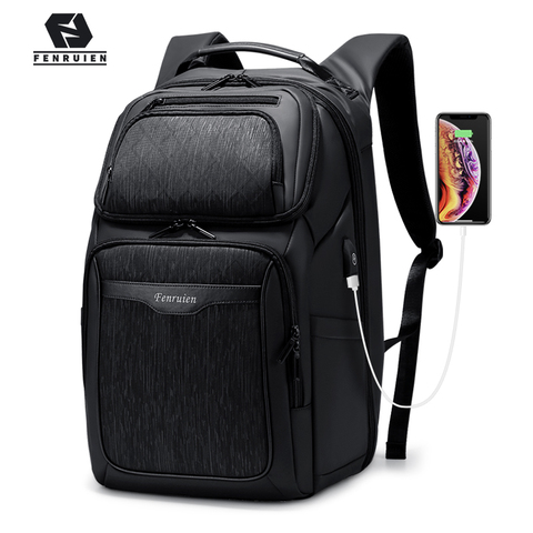 Fenruien 2022 Men Backpack High Capacity Weekend Travel Backpack Water Repellent Laptop Backpack Computer Back Pack Male Bagpack ► Photo 1/6