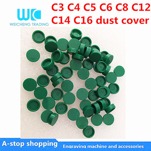 100pcs Nylon Plastic Dust Cover Green Caps Protector For HGR15 HGR20/25/30 HR35 MGN9 MGN12 MGW7 Linear Rail Guides CNC Parts ► Photo 1/3