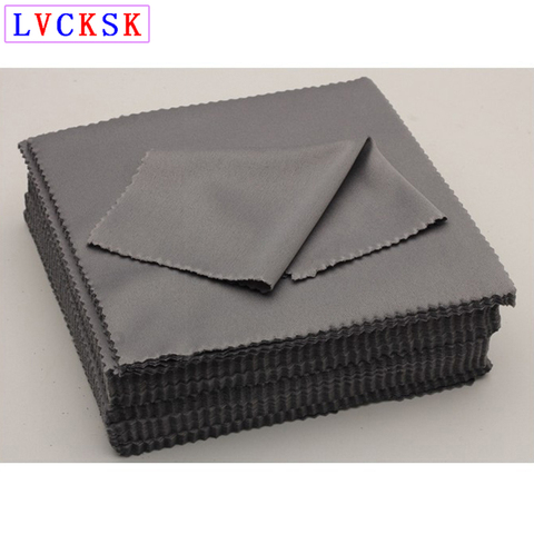 50pcs/Lot 140*135mm Gray Glasses Cloth Microfiber Cleaner Cloths Cleaning Glasses Lens  Eyeglasses Cloth Eyewear Accessories ► Photo 1/6