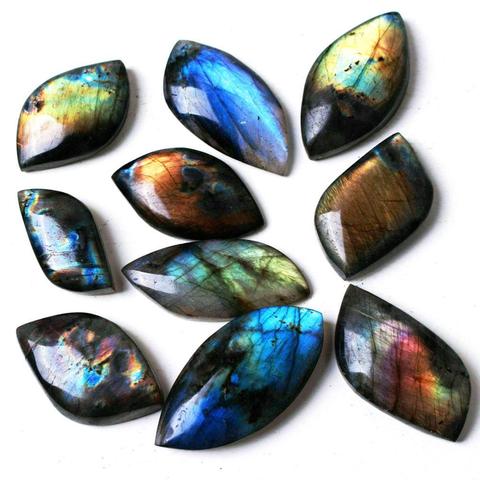 1PC Top Natural Labradorite Crystal Moonstone Rough Polished JePCwellery Pendant Collectables Colorful Shine Stone Decor ► Photo 1/4