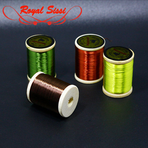Royal Sissi hot 75D super fine High Tensile Fly Tying Thread With wooden spool 210yds Waxed Tying Thread For Nymph Dry Wet Flies ► Photo 1/6