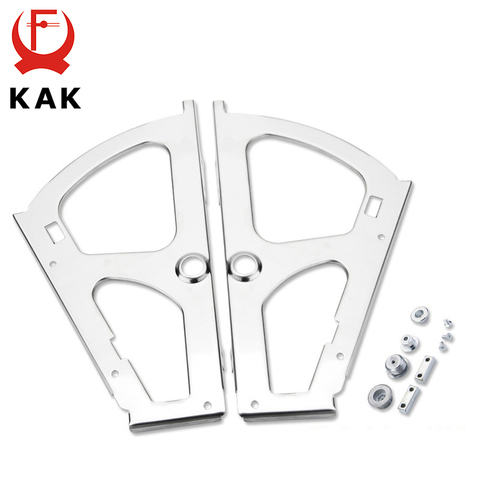 KAK 2PCS Shoes Drawer Cabinet Hinge Rack Stainless Steel Foldable Shelf Fitting Hardware Furniture Hinge 3 Color 3 Layer ► Photo 1/6