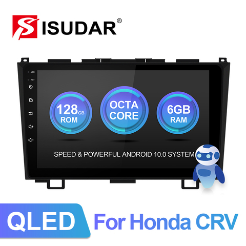 Buy Online Isudar V72 Qled Android 10 Car Radio For Honda Crv Cr V 06 07 11 Gps Navigation Car Multimedia 8 Core Ram 6g 4g No 2din Alitools